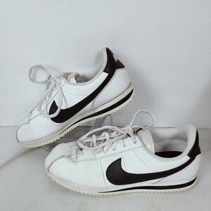 Nike Kids' Cortez Basic SL Sneakers White Black, Sz 7Y